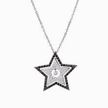 Lade das Bild in den Galerie-Viewer, Kette Multistar 18 KT Weißgold